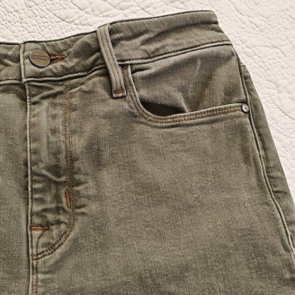 Sanctuary Women's Skinny Jeans Size 27 4 Olive Green Denim Social Ankle Mid Rise - Picture 3 of 15